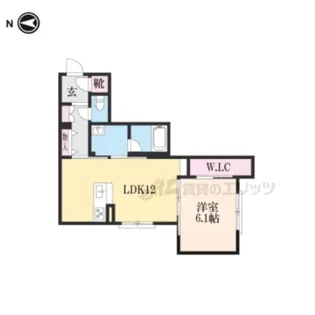 ライムストーン新大宮【2階】の間取り