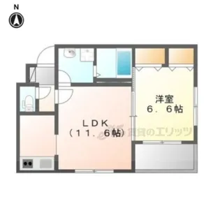 クローバー【101号室】の間取り