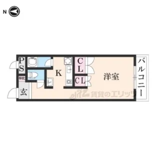 MANSION KR-?【1階】の間取り
