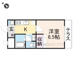 グランドキャスルN【102号室】の間取り