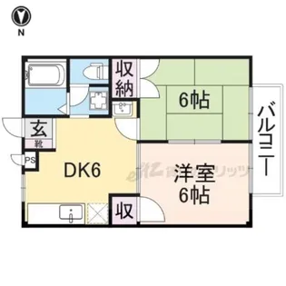 コンフォート春日【1階】の間取り