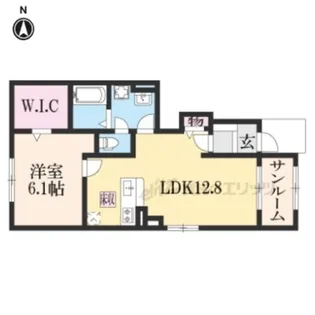 グランアンジュ【1階】の間取り