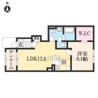グランアンジュ【1階】の間取り