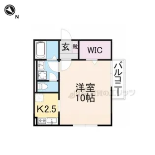セジュールSAKAHAN【201号室】の間取り