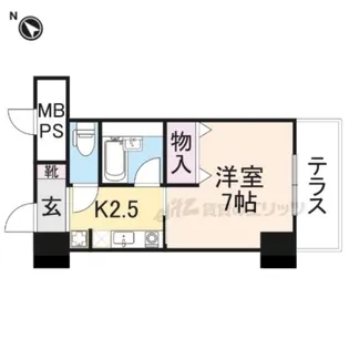 サンタウン竹鼻A【1階】の間取り