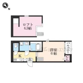 HOKULANI藤森【2階】の間取り