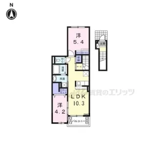 グレイス ナラヤマ【2階】の間取り