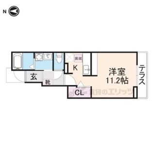 Harukas Ⅱ【102号室】の間取り