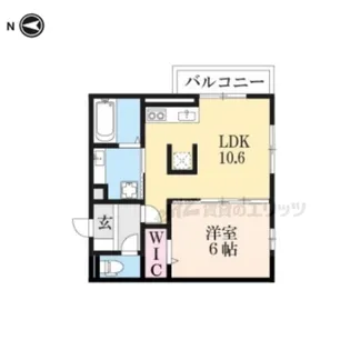メゾン・ソネット二条新町【2階】の間取り