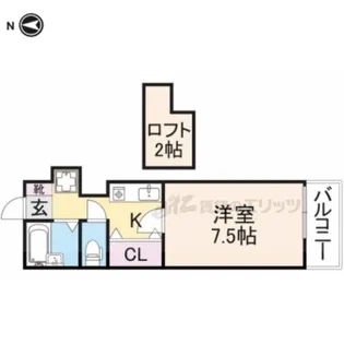 センチュリーワンB?6【2階】の間取り
