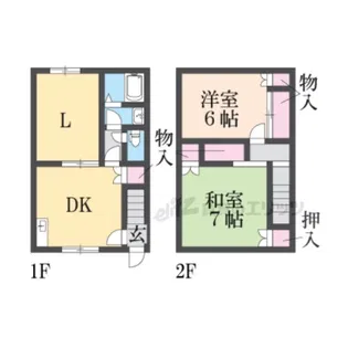 コーポSSK2【2号室】の間取り