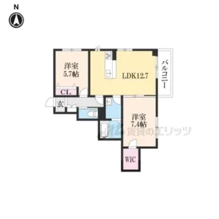 Maple Garden【301号室】の間取り