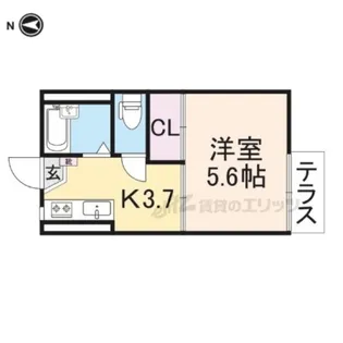 ハイツてんりゅう【2階】の間取り