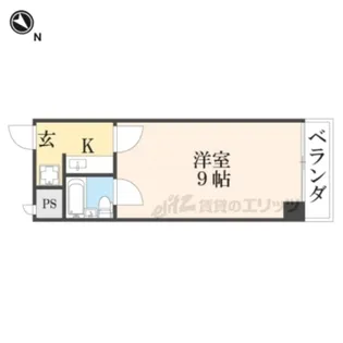 サンクリエート彦根【402号室】の間取り