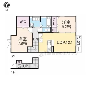 エルカーサ【2階】の間取り