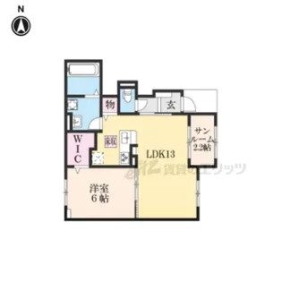 ヴェール フォレ【1階】の間取り