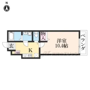 Supreme浄土寺【205号室】の間取り