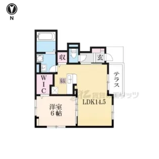 モアナエコルB【1階】の間取り