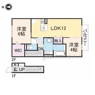 グランディール【2階】の間取り