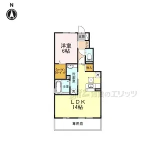グランディール【1階】の間取り