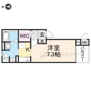 ガーデン・ヴィラ?【3階】の間取り