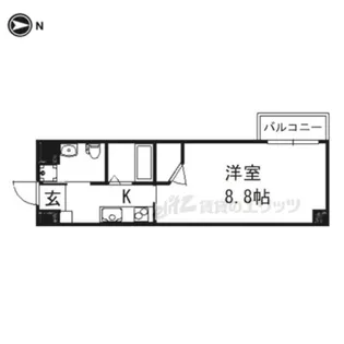 フクダ不動産新大宮マンション【207号室】の間取り