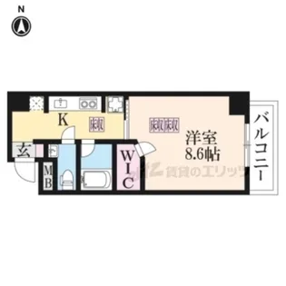 フクダ不動産新大宮マンション【5階】の間取り
