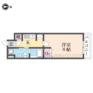 フクダ不動産新大宮マンション【312号室】の間取り