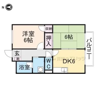 リバティハイツ【2階】の間取り