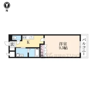 グランディール三条【1階】の間取り