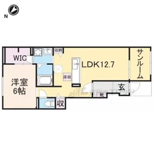 ヴィラ・モンセラート【1階】の間取り