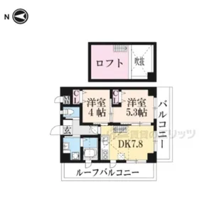 GRAND LATTICE KAWARAMACHI SHICHIJO【601号室】の間取り