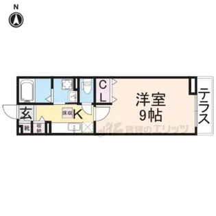 レジデンス芝辻【2階】の間取り