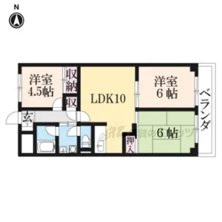 グレースコート大宮【3階】の間取り