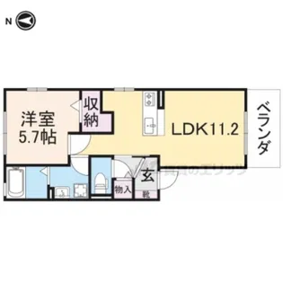 リビングタウン新大宮【2階】の間取り