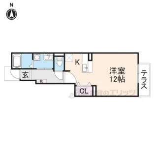ベル・ソレイユ【1階】の間取り