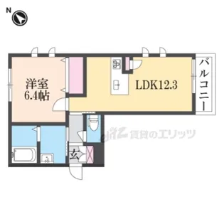 グリーンヴィラ【203号室】の間取り