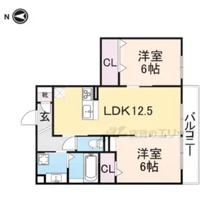 グレイス【3階】の間取り