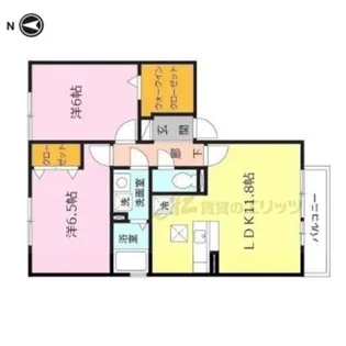 コンフォール【1階】の間取り