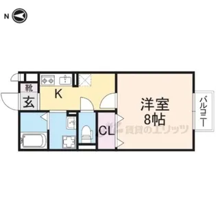 サンローズ A棟【2階】の間取り