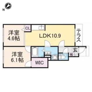 ルミエール【2階】の間取り