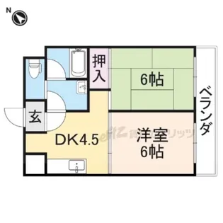 コーポ藤村【203号室】の間取り