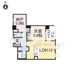 ラ・プリュス【2階】の間取り