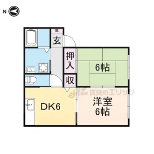 メゾンシャローム?【107号室】の間取り