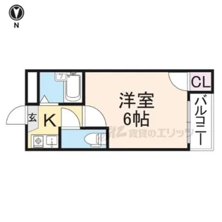 奈良パークヒルズ【3階】の間取り