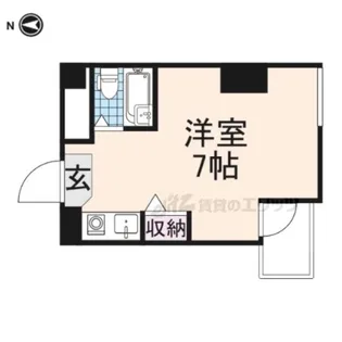 シティロイヤルJR奈良【202号室】の間取り