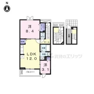 エレガンテ【3階】の間取り