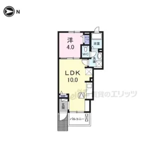 パレ・ソール【1階】の間取り