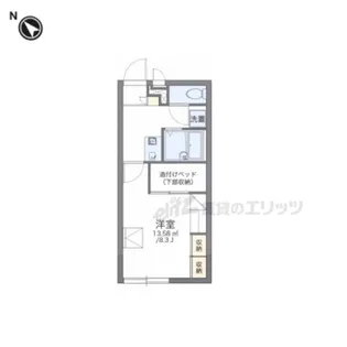 レオパレスフローレス州見台【103号室】の間取り