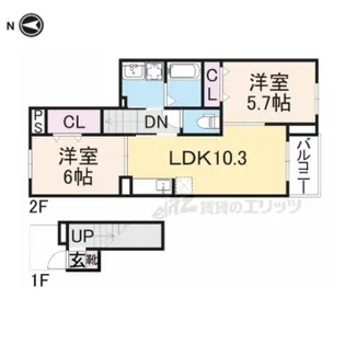 サンシャイン【2階】の間取り